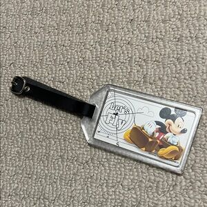 Disney Mickey Mouse Travel Tag - Black and White